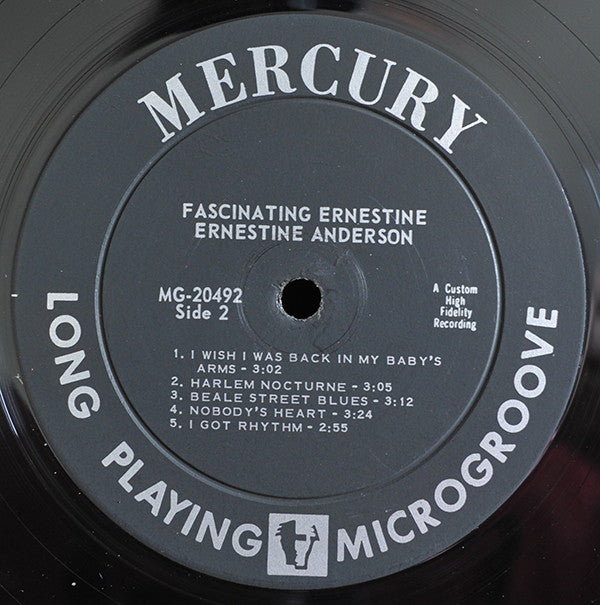 Ernestine Anderson : The Fascinating Ernestine (LP, Album, Mono)
