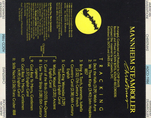 Mannheim Steamroller : Christmas (CD, Album, RP)