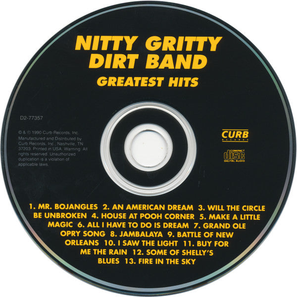 Nitty Gritty Dirt Band : Greatest Hits (CD, Comp, RE)