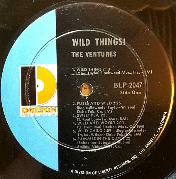 The Ventures : Wild Things! (LP, Album, Mono, Ind)