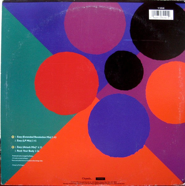 ICE MC : Easy (Extended Revolution Mix) (12")