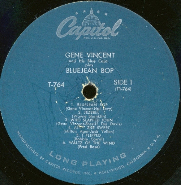 Gene Vincent & His Blue Caps : Bluejean Bop! (LP, Album)