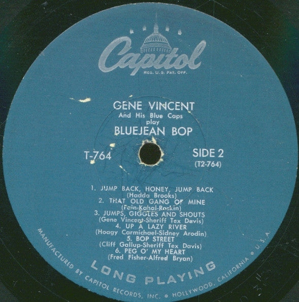 Gene Vincent & His Blue Caps : Bluejean Bop! (LP, Album)