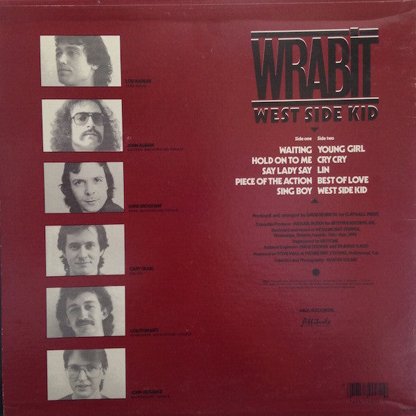 Wrabit : West Side Kid (LP, Album, Pin)