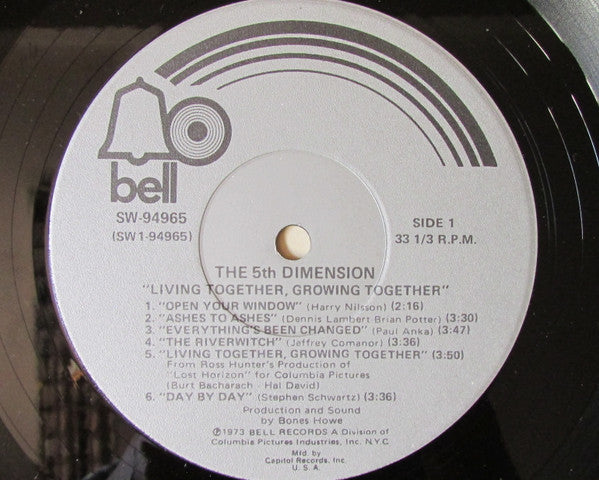 The 5th Dimension* : Living Together, Growing Together (LP, Album, Club, Cap)