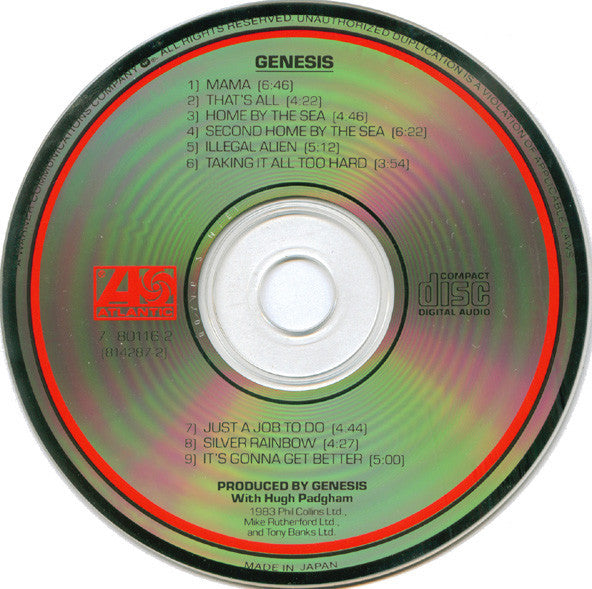 Genesis : Genesis (CD, Album, RE)