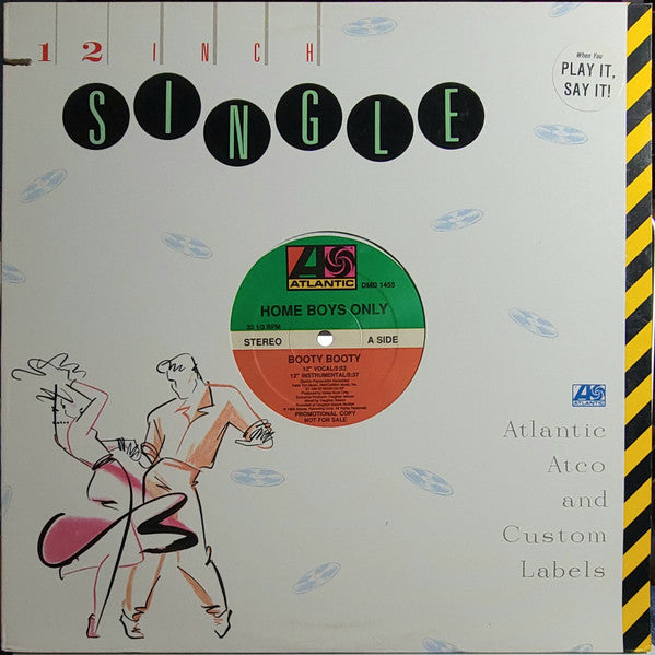 Home Boys Only : Booty Booty (12", Promo)