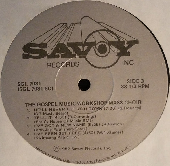 The Gospel Music Workshop Of America Mass Choir : Recorded Live In Houston, Texas (2xLP, Album)