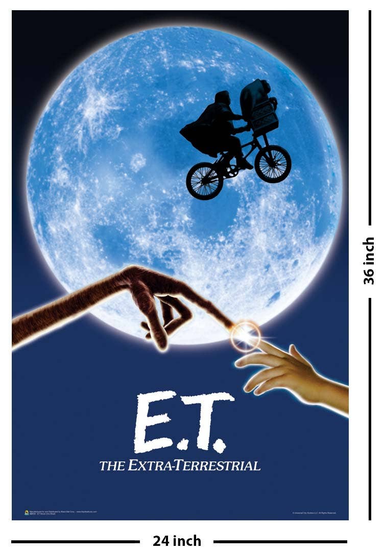 E.T. The Extra-Terrestrial One Sheet Movie Poster