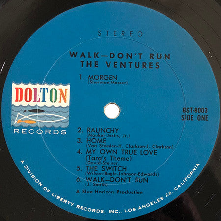 The Ventures : Walk Don't Run (LP, Album, RE)