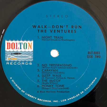 The Ventures : Walk Don't Run (LP, Album, RE)