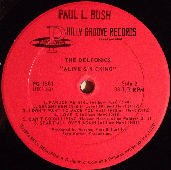 The Delfonics : Alive & Kicking (LP, Album, PRC)