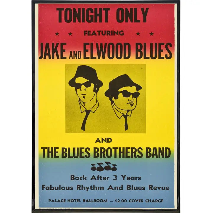 Blues Brothers Playbill Poster 11" x 17"