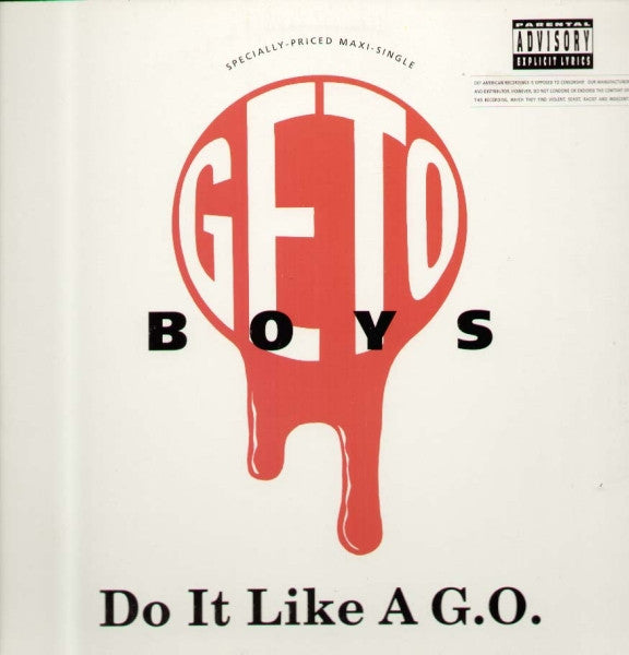 Geto Boys - Do It Like A G.O. (VG+)