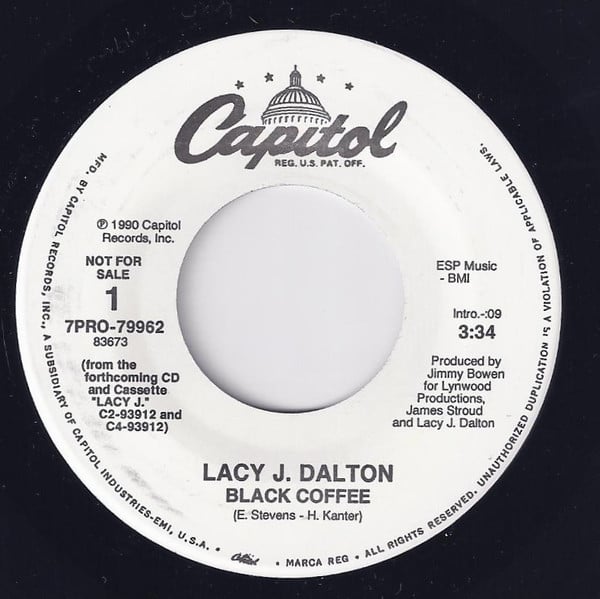 Dalton, Lacy J. - Black Coffee (VG+)