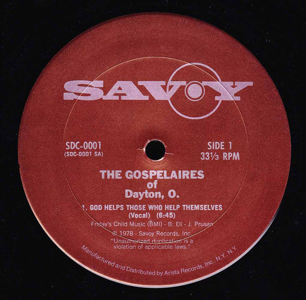 Gospelaires - God Helps Those Who Help Themselves (VG+)