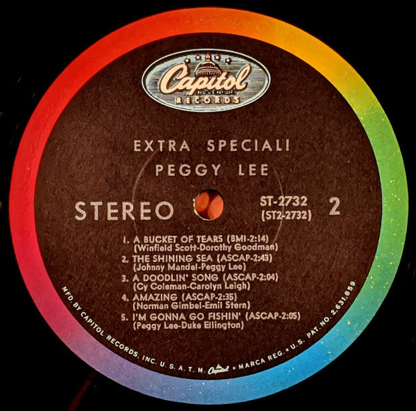 Peggy Lee : Extra Special! (LP, Album, Comp, Scr)