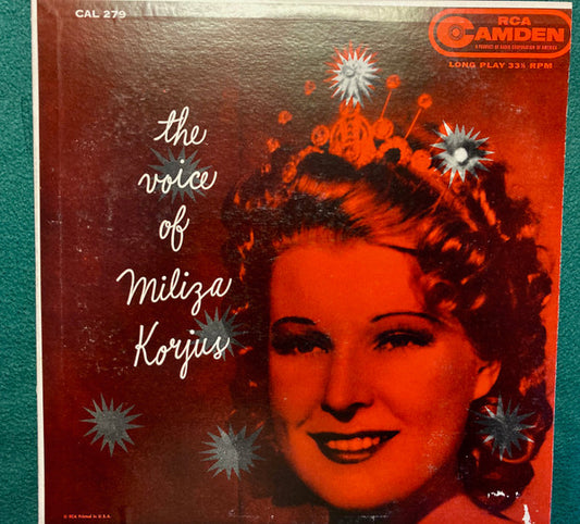 Korjus, Miliza - The Voice Of Miliza Korjus (VG+)