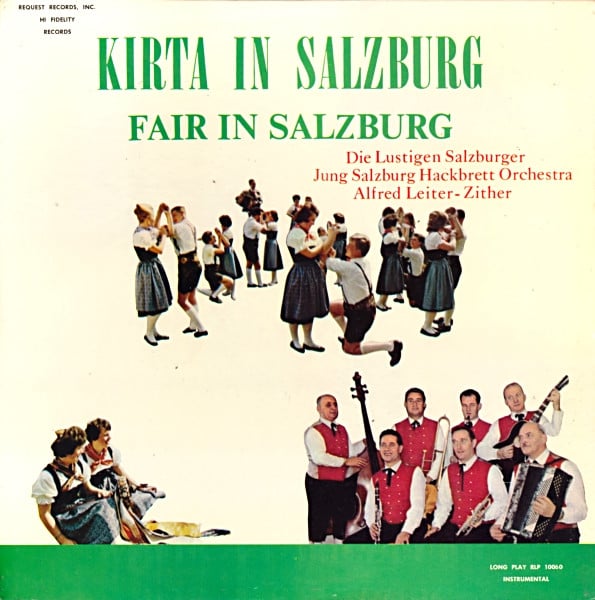 Die Lustigen Salzburger, Jung Salzburg Hackbrett Orchestra, Alfred Leiter - Kirta In Salzburg (Fair In Salzburg) (VG)