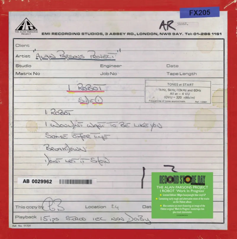 Parson, Alan Project - I Robot