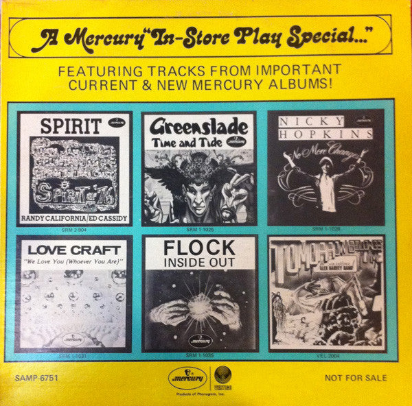 Various - A Mercury "In-Store Play" Special (VG+)