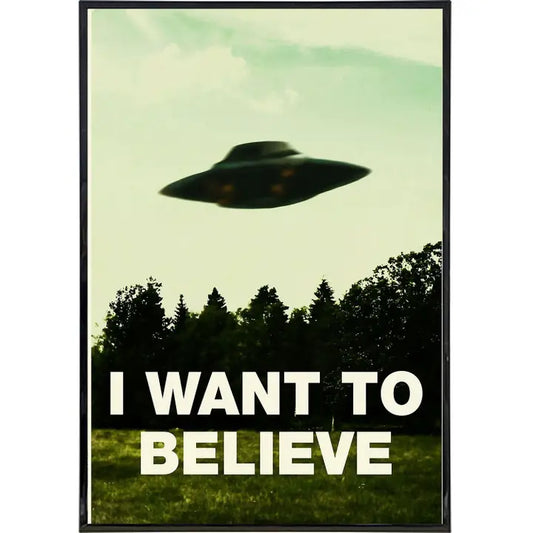 X Files I Want to Believe Poster 11" x 17"