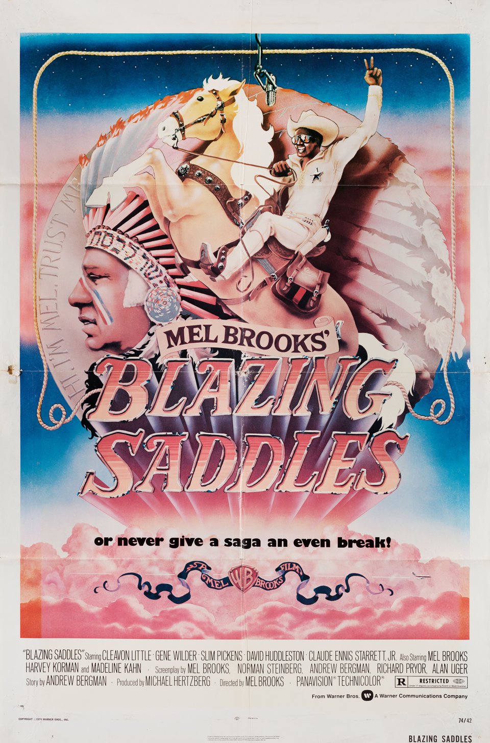 Blazing Saddles Poster 11" x 17"
