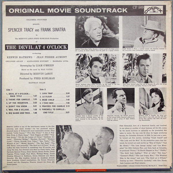 George Duning : The Devil At 4 O'Clock (LP, Album)