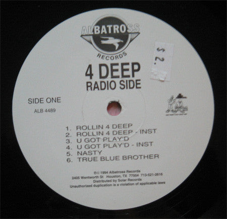 4 Deep : What's Really Goin' On (LP, Album)