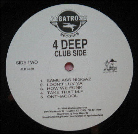 4 Deep : What's Really Goin' On (LP, Album)