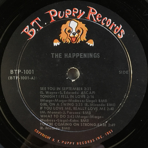 The Happenings : The Happenings (LP, Album, Mono)