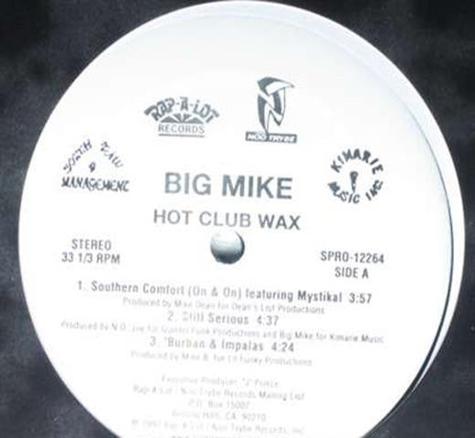 Big Mike (3) : Hot Club Wax (12", Promo)