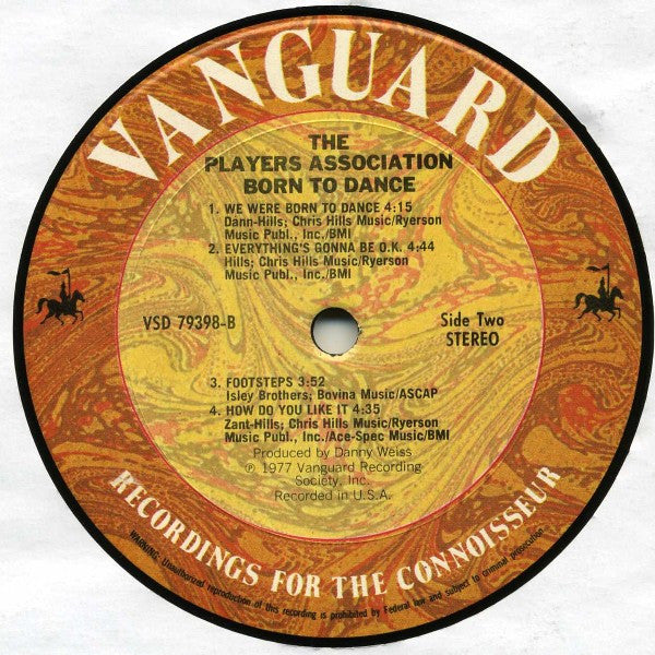 The Players Association : Born To Dance (LP, Album)