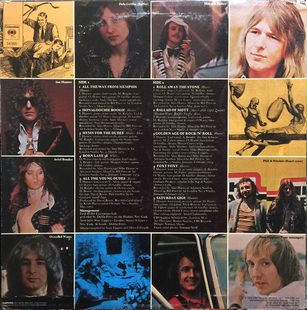 Mott The Hoople : Greatest Hits (LP, Comp, Ter)
