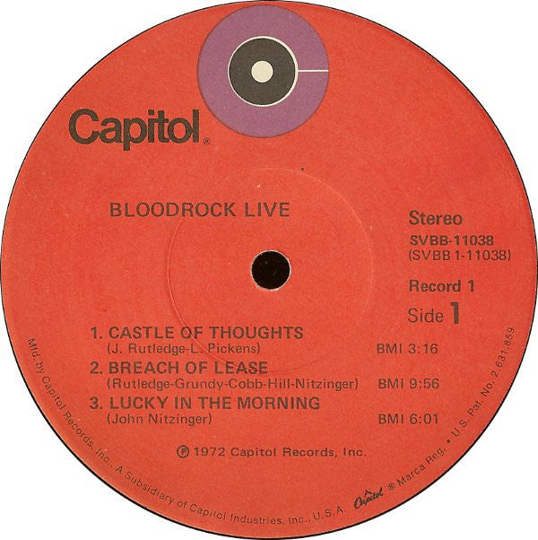 Bloodrock : Live (2xLP, Album)