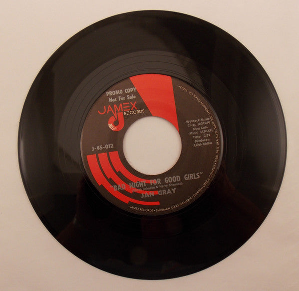 Jan Gray : Bad Night For Good Girls (7", Promo)