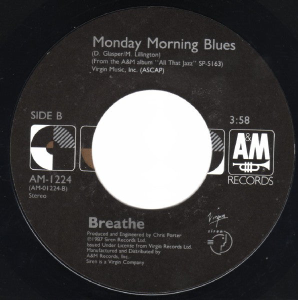 Breathe (3) : How Can I Fall (7", Single, SP )