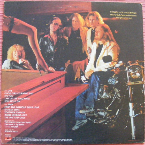 Johnny Van Zant Band : The Last Of The Wild Ones (LP, Album)