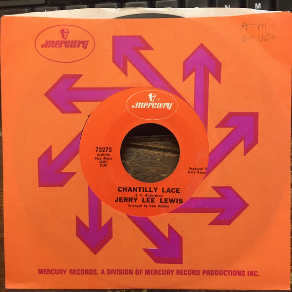 Jerry Lee Lewis : Chantilly Lace (7", Single, Styrene, Pit)