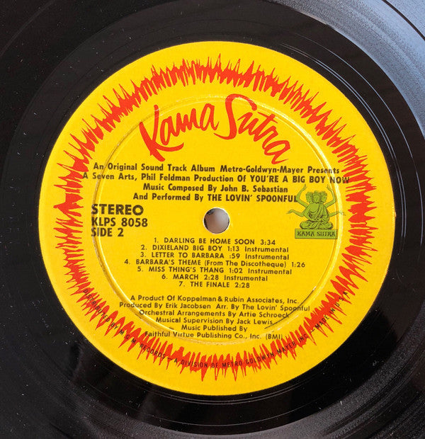 The Lovin' Spoonful : You're A Big Boy Now (The Original Sound Track Album) (LP, Album)