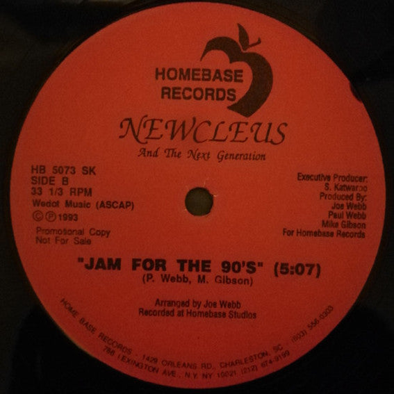 Newcleus And The Next Generation : Baby I Love You (12", Promo)