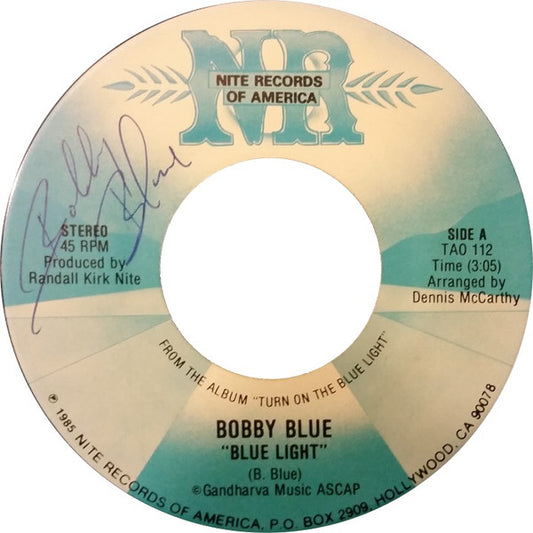 Bobby Blue (9) : Blue Light / From Only You (7", Single)