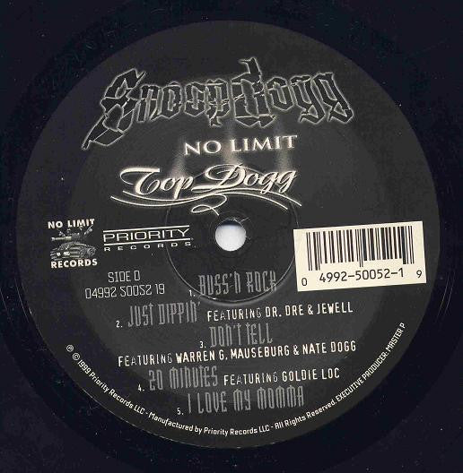 Snoop Dogg : No Limit Top Dogg (2xLP, Album)