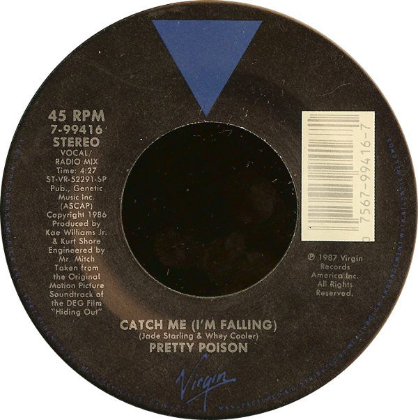 Pretty Poison : Catch Me (I'm Falling) (7")