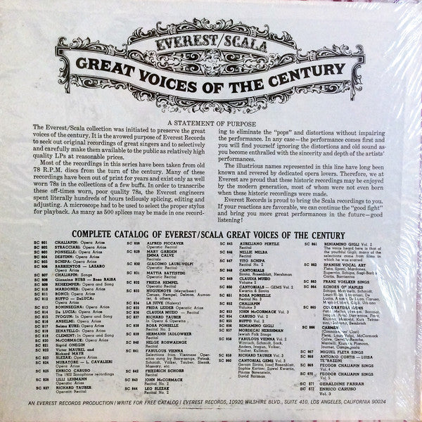 Various : Coloratura Gems (LP, Album, Comp, Ora)