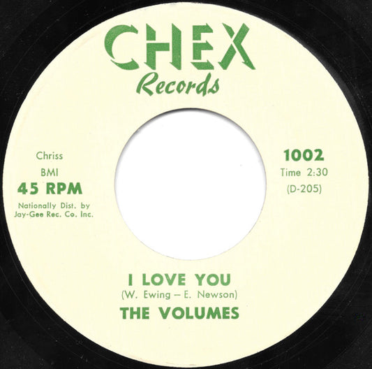 The Volumes : I Love You / Dreams (7", Single)