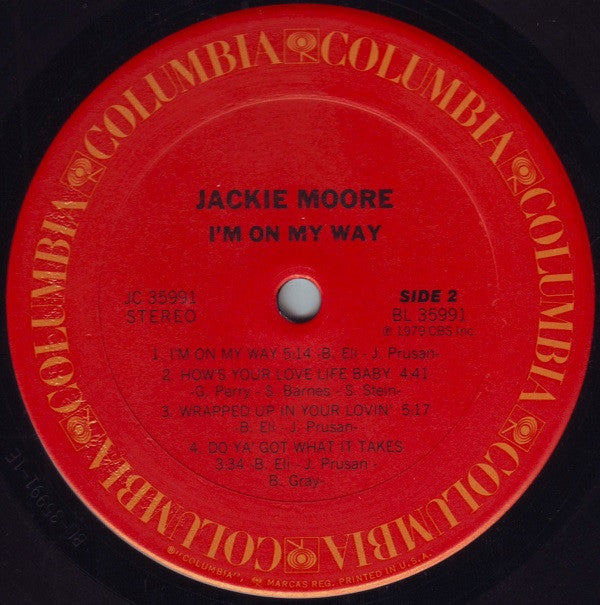 Jackie Moore : I'm On My Way (LP, Album, Ter)