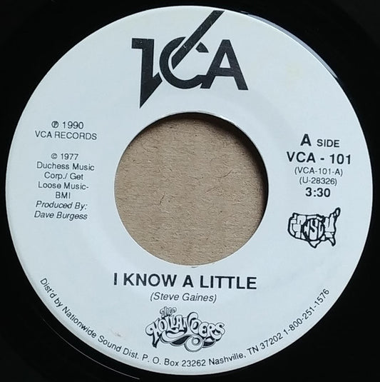 The Hollanders : I Know A Little (7", Single, Promo)