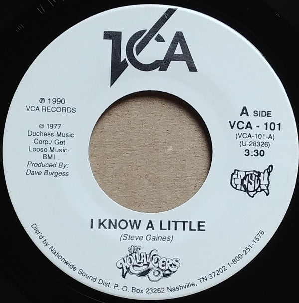The Hollanders : I Know A Little (7", Single, Promo)