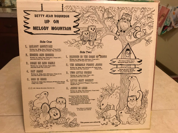 Betty Jean Robinson : Up On Melody Mountain (LP, Album)